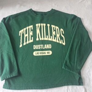 The Killers Dustland Las Vegas Crewneck Green Sz L Read